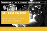 M-Learning: Del aprendizaje formal al aprendizaje informal