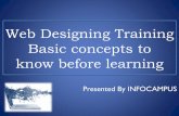 Web Designing Training – Basic concepts to know before learning