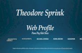 Web Profile, Theodore Sprink