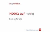 MOOCs auf mooin: Bildung für alle