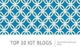 Top 10 IoT Blogs
