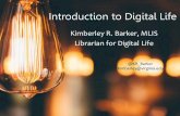 Introduction to Digital Life oct 2016