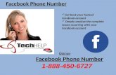 Is Facebook Phone Number 1-888-450-6727 A Toll-Free?