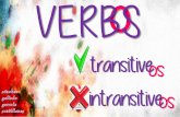 Verbs transitivos intransitivos