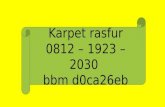 PROMO!! 0812-1923-2030 (TSEL)  Jual KARPET RASFUR, Agen KARPET RASFUR