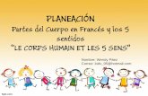 Planeación Partes del Cuerpo en Francés y los 5 sentidos