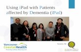 Using an iPad to Promote Safety & Quality of Care in Older Adult Tertiary Mental Health