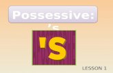 Possessive adjectives 1