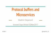 Protocol buffers and Microservices