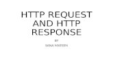 Http request and http response