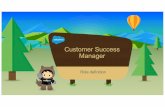 Customer success manager role