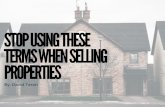 Stop Using These Terms To Sell Properties