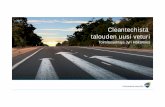 Cleantech -puhdas mahdollisuus, 21.4.2016 Kotka: Jyri Häkämies EK: Cleantechistä talouden uusi veturi