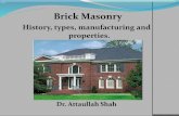 Brick masonary   history, types, manufacturing and properties