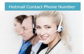 Troubleshoot your hotmail account  with hotmail contact phone number