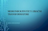 Međuinduktivitet i zračni transformatori (formule) 1. verzija