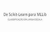 Scikit-Learn para MLLib: Machine Learning em Larga Escala