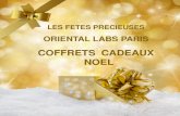 Coffrets cadeaux oriental labs paris noel 2015