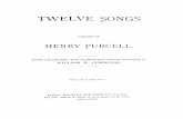 12 songs h. purcell