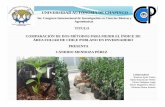 Comparacion de dos metodos para medir el indice de área foliar en el cultivo de chile poblano