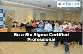 Be a six sigma certified professional