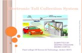Electronic Toll Tax collection system in india