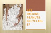 Are packing peanuts recyclable