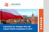 Important tax changes that will impact Polish companies in 2017 | eBook