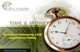 Benefits of outsourcing a b2 b appointment setting