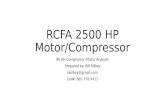 2500 hp motor compressor case history