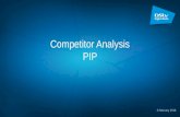 PIP Competitor Analysis