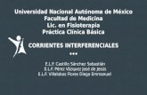 Corrientes interferenciales - Electroterapia