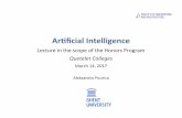 Artificial intelligence by Aleksandra Pizurica