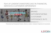 Brand experience platform - part of Lexden's Masterclass in FS CX