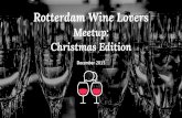 Rotterdam Wine Lovers Meetup: Christmas Edition
