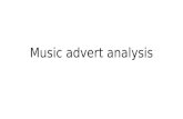 Music advert analysis