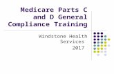 Medicare parts c and d general compliance training