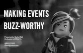 Making Events Buzz-worthy: What I've Learned About Social Media