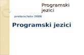 Programski jezici