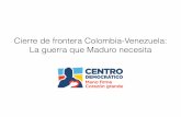 Debate crisis frontera colombovenezolana Federico Hoyos 16 de septiembre de 2015