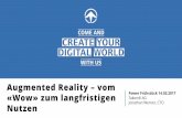Augmented Reality – vom «Wow» zum langfristigen Nutzen (Powerfrühstück Takondi)