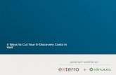 4 ways to cut your e discovery costs in half-webinar-exterro-druva