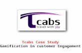 Tcab case study - Gamification in customer engagement  - Manu Melwin Joy
