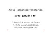 Az uj polgari perrendtartas 2018 januar 1-tol 1 resz
