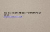 Big 12 tournament odds 2017