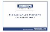 December 2015 Home Sales Report