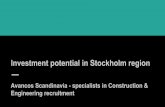 Avancos - Investment potential in Stockholm region (2)