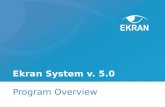 Ekran system functions v. 5.0