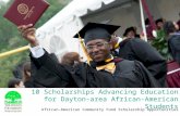Dayton Foundation African-American Scholarship Opportunities