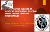 ANALYSING THE SUCCESS OF VERTICAL INTEGRATION THROUGH SMALL COFFEE GROWERS COOPERATIVES ANALYSING THE SUCCESS OF VERTICAL INTEGRATION THROUGH SMALL COFFEE GROWERS COOPERATIVES